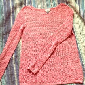 Coral thin sweater